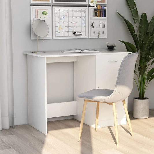 Työpöytä valkoinen 100x50x76 cm - Sisustajankoti.fi