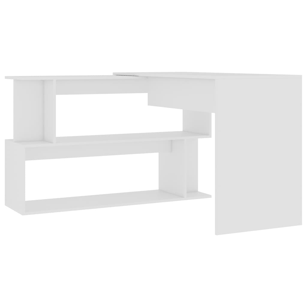 Kulmapöytä valkoinen 200x50x76 cm - Sisustajankoti.fi