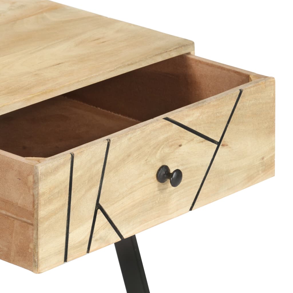 Sohvapöytä 95x50x42 cm täysi mangopuu - Sisustajankoti.fi