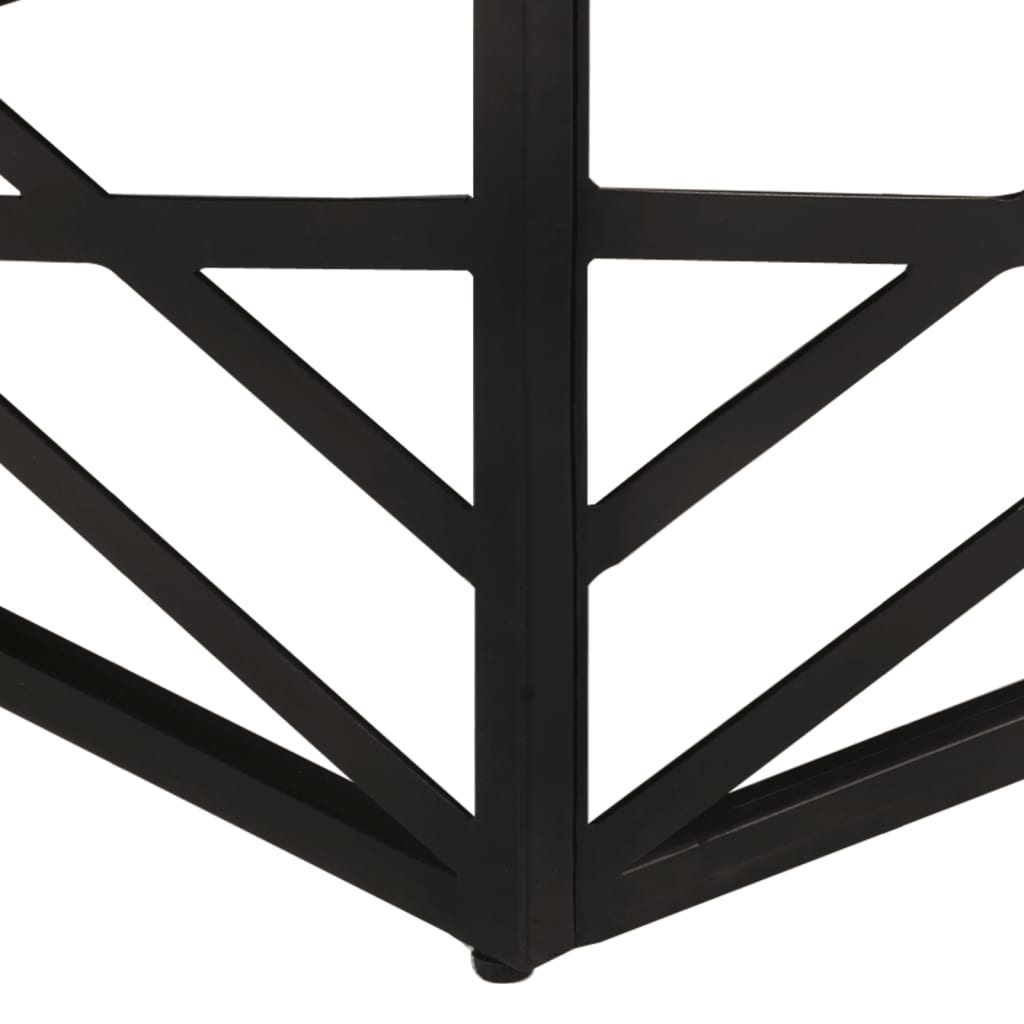 Sohvapöytä 68x68x35 cm täysi mangopuu - Sisustajankoti.fi