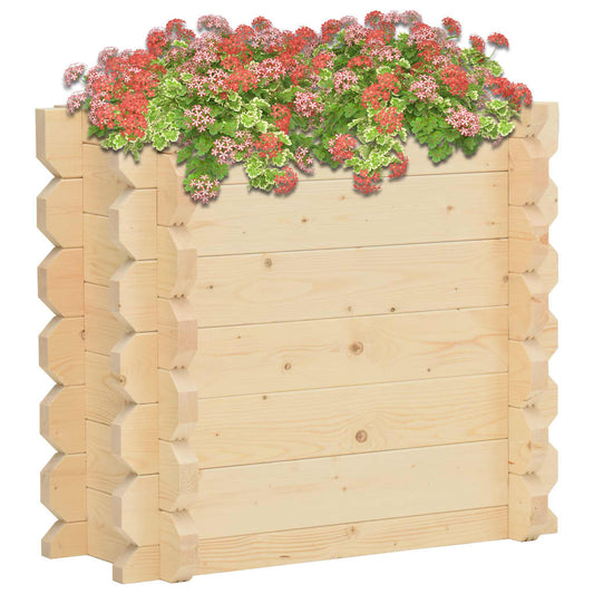 Korotettu kukkalaatikko 42 mm 100x50x87,8 cm täysi kuusi - Sisustajankoti.fi