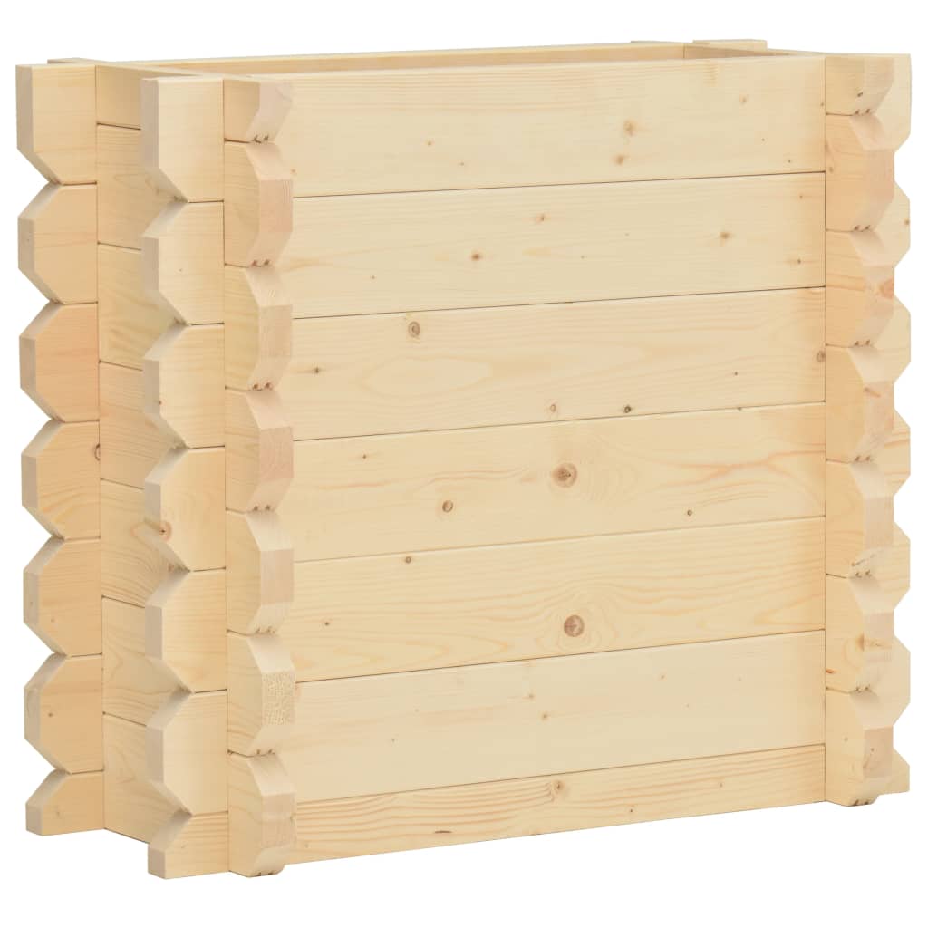 Korotettu kukkalaatikko 42 mm 100x50x87,8 cm täysi kuusi - Sisustajankoti.fi