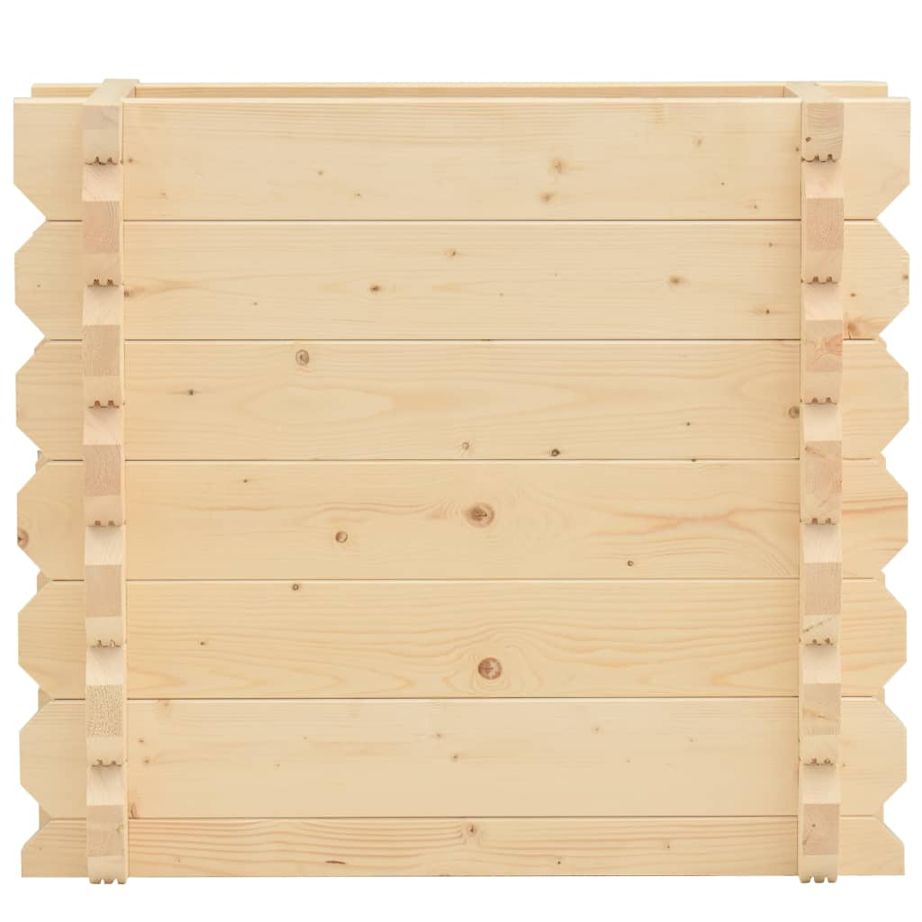 Korotettu kukkalaatikko 42 mm 100x50x87,8 cm täysi kuusi - Sisustajankoti.fi