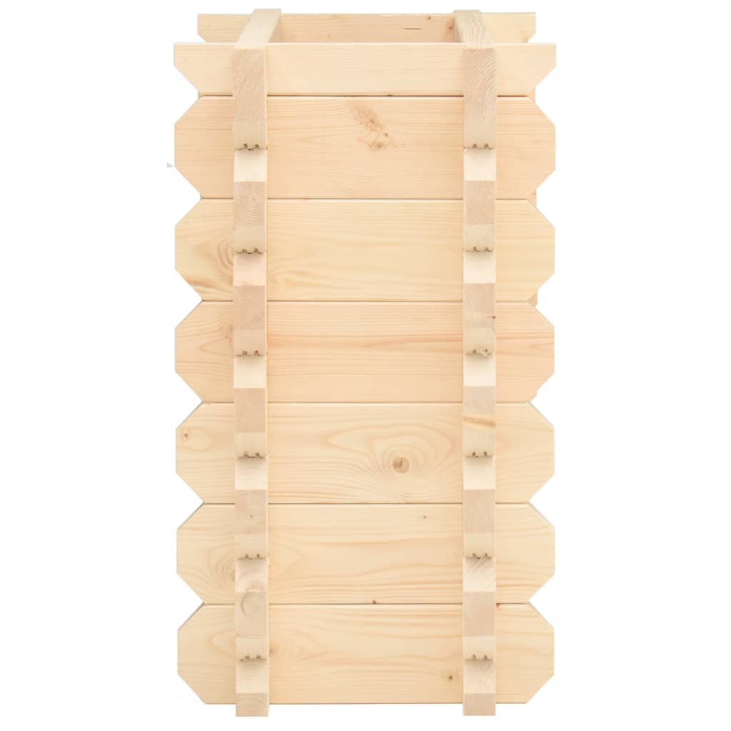 Korotettu kukkalaatikko 42 mm 100x50x87,8 cm täysi kuusi - Sisustajankoti.fi