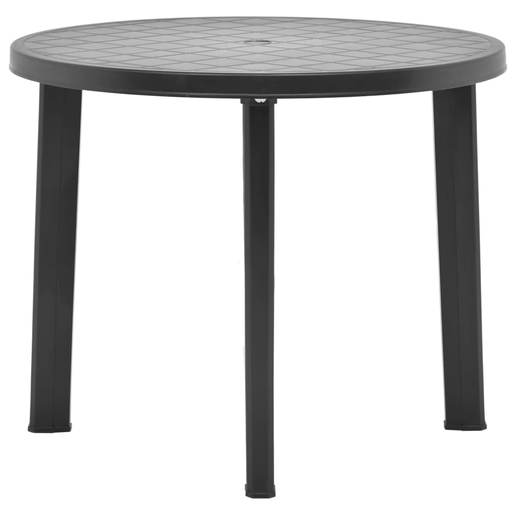 Puutarhapöytä antrasiitti 89 cm muovi - Sisustajankoti.fi