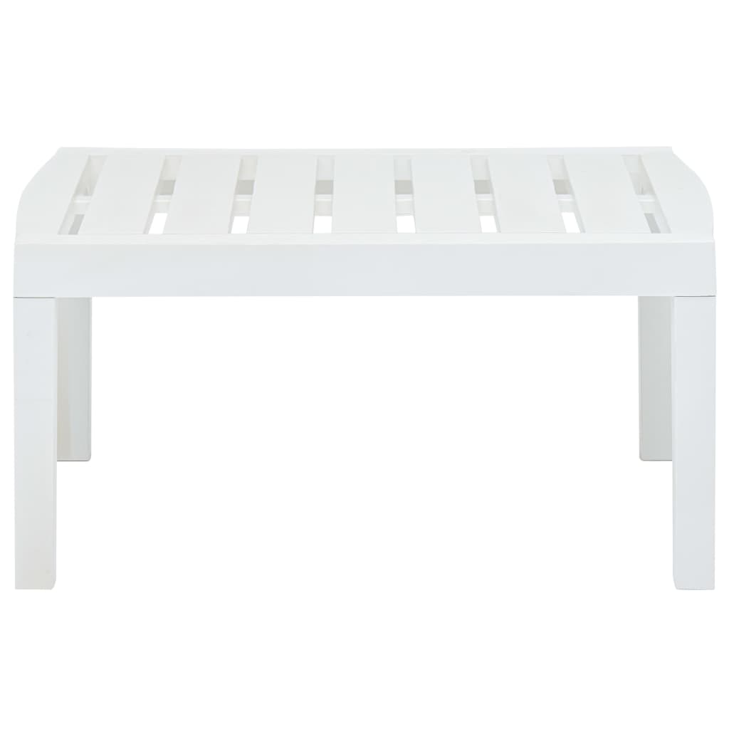 Ulkopöytä valkoinen 78x55x38 cm muovi - Sisustajankoti.fi