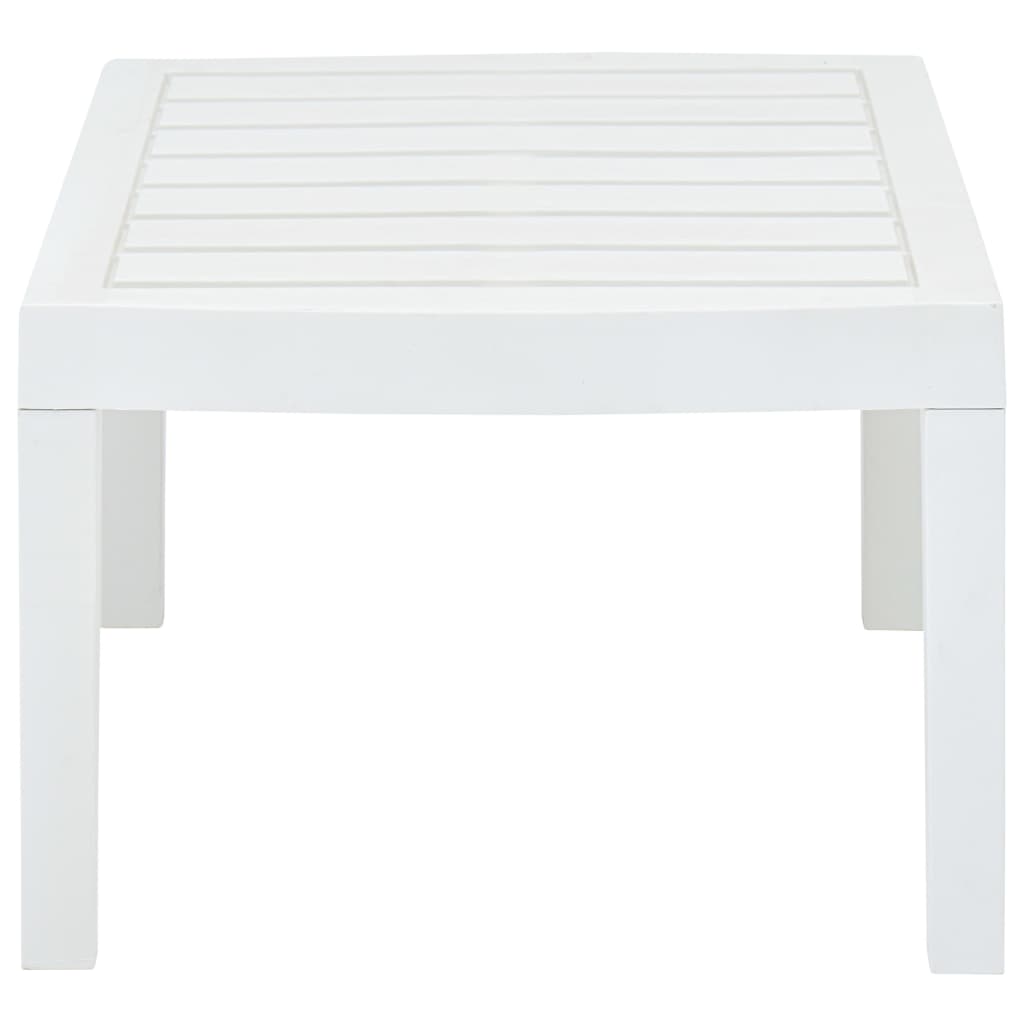 Ulkopöytä valkoinen 78x55x38 cm muovi - Sisustajankoti.fi
