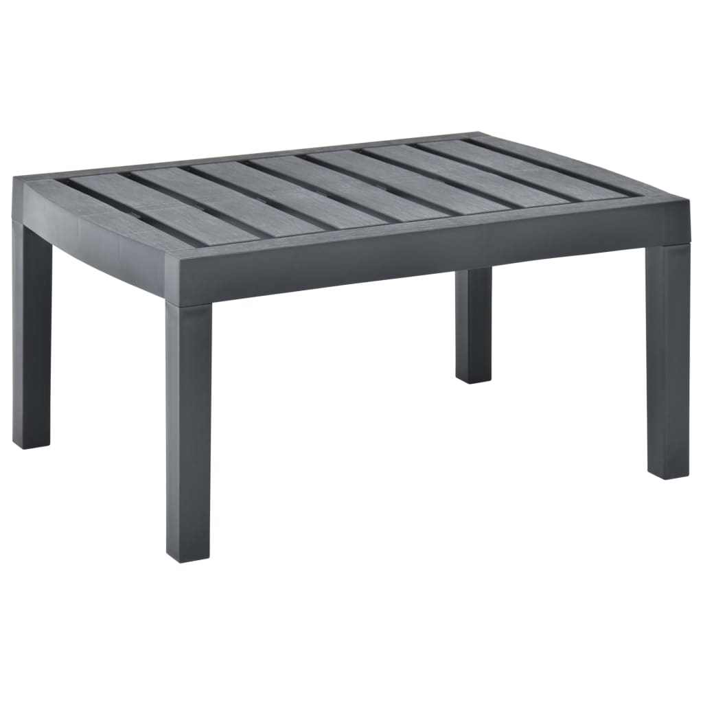 Ulkopöytä antrasiitti 78x55x38 cm muovi - Sisustajankoti.fi