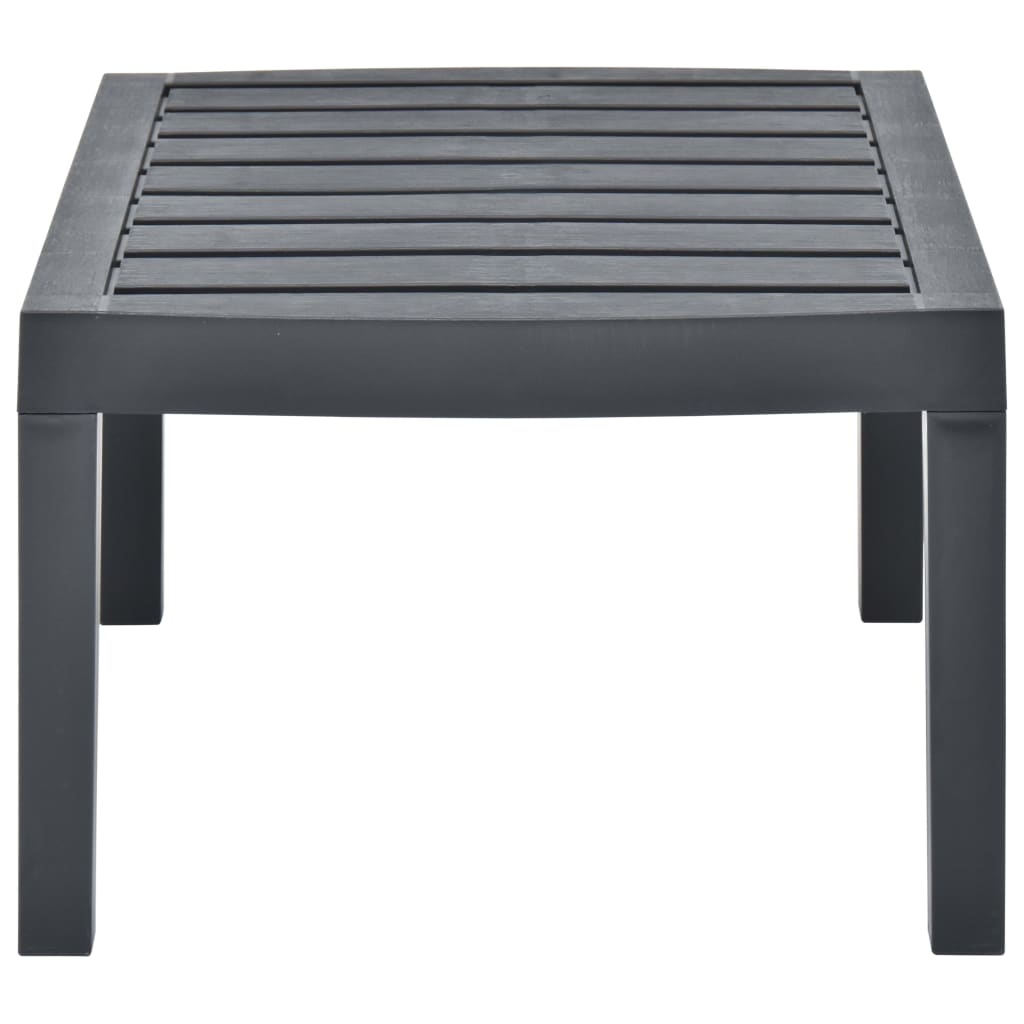 Ulkopöytä antrasiitti 78x55x38 cm muovi - Sisustajankoti.fi
