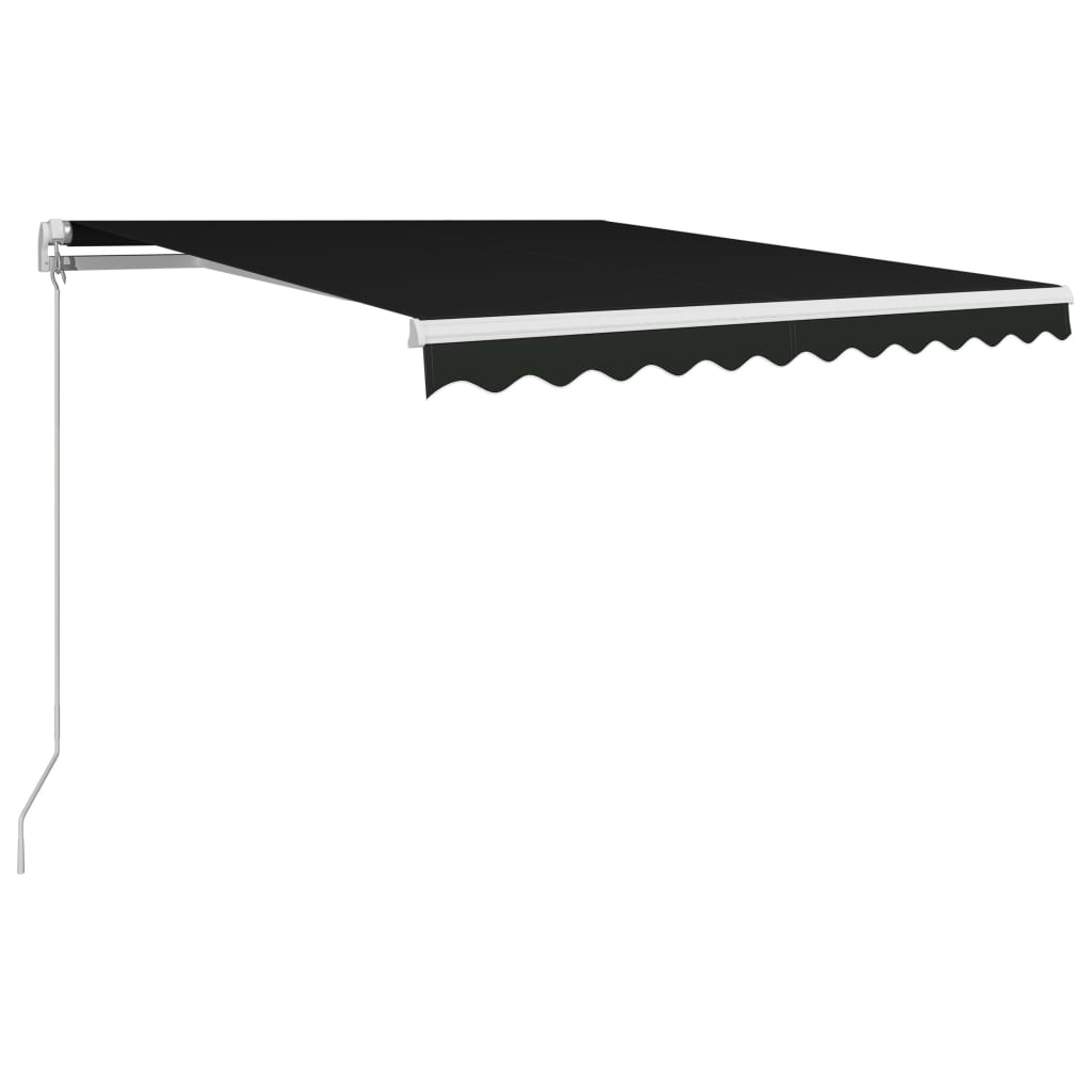 Manuaalisesti sisäänkelattava markiisi 300x250 cm antrasiitti - Sisustajankoti.fi