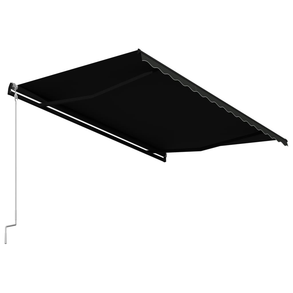 Automaattisesti sisäänkelattava markiisi 450x300 cm antrasiitti - Sisustajankoti.fi
