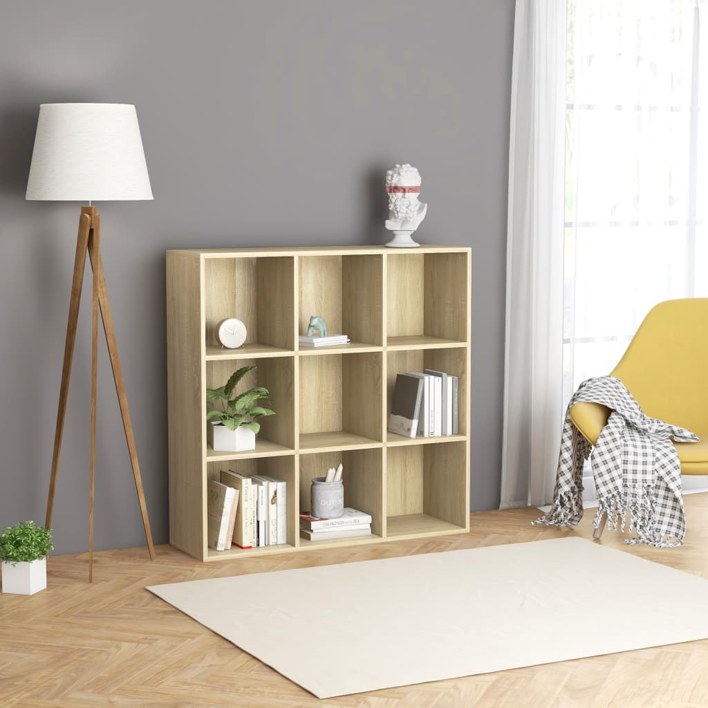 Kirjahylly Sonoma-tammi 98x30x98 cm - Sisustajankoti.fi