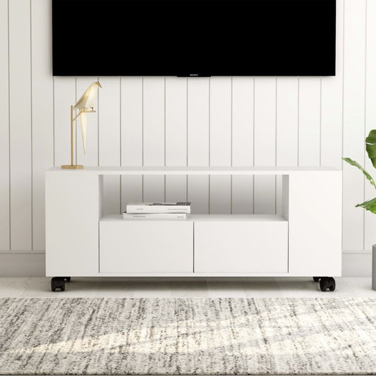 TV-taso valkoinen 120x35x43 cm - Sisustajankoti.fi
