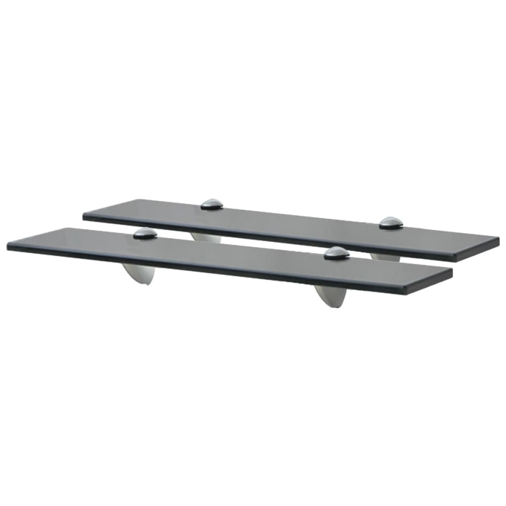Kelluvat hyllyt 2 kpl lasi 50x10 cm 8 mm - Sisustajankoti.fi