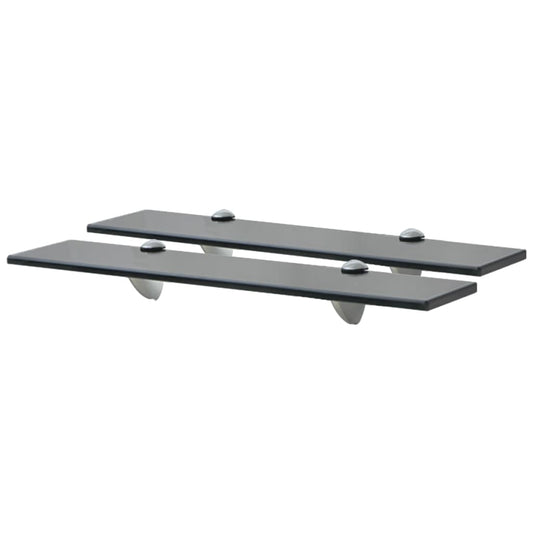 Kelluvat hyllyt 2 kpl lasi 50x10 cm 8 mm - Sisustajankoti.fi