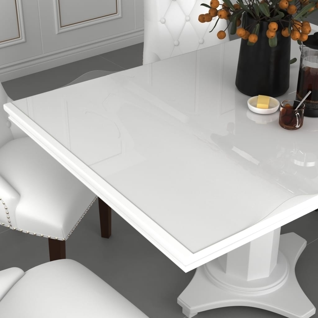 Pöytäsuoja läpinäkyvä 180x90 cm 2 mm PVC - Sisustajankoti.fi
