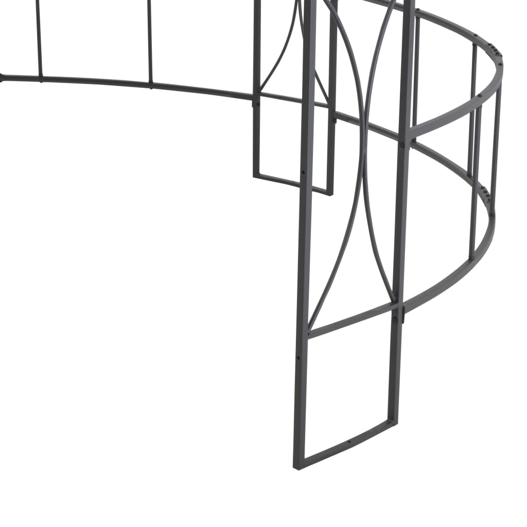 Huvimaja 300 x 290 cm valkoinen pyöreä - Sisustajankoti.fi