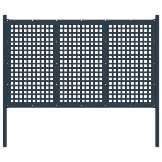 Aitaportti antrasiitti 177x125 cm teräs - Sisustajankoti.fi