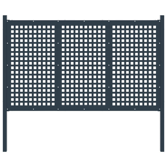 Aitaportti antrasiitti 177x125 cm teräs - Sisustajankoti.fi