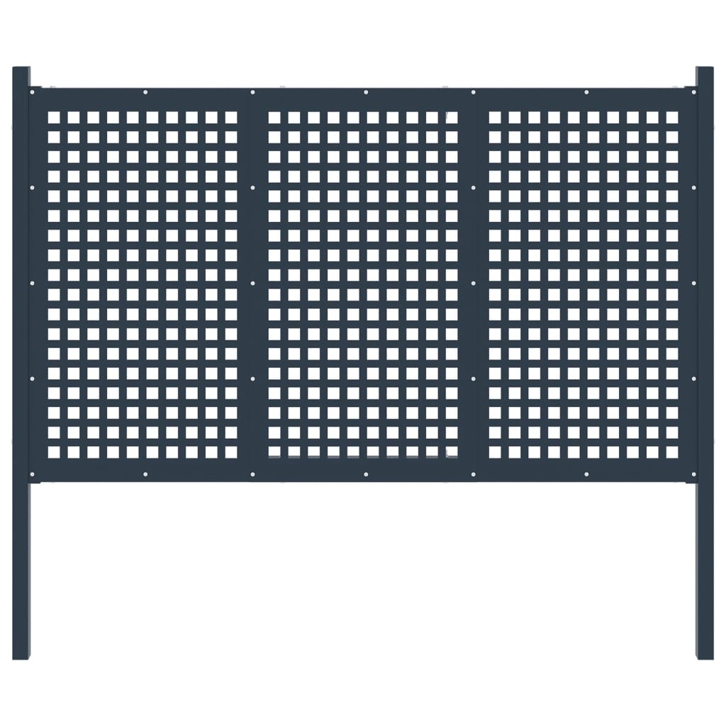 Aitaportti antrasiitti 177x175 cm teräs - Sisustajankoti.fi