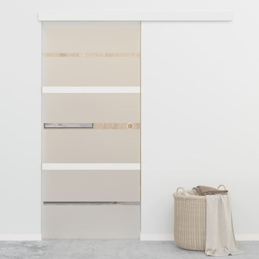 Liukuovi soft-stopeilla ESG-lasi ja alumiini 90x205 cm - Sisustajankoti.fi