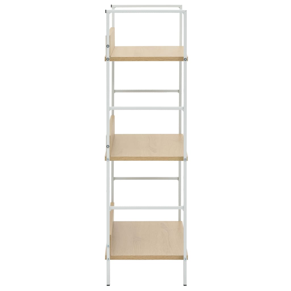 3-tasoinen kirjahylly tammi 60x27,6x90,5 cm - Sisustajankoti.fi