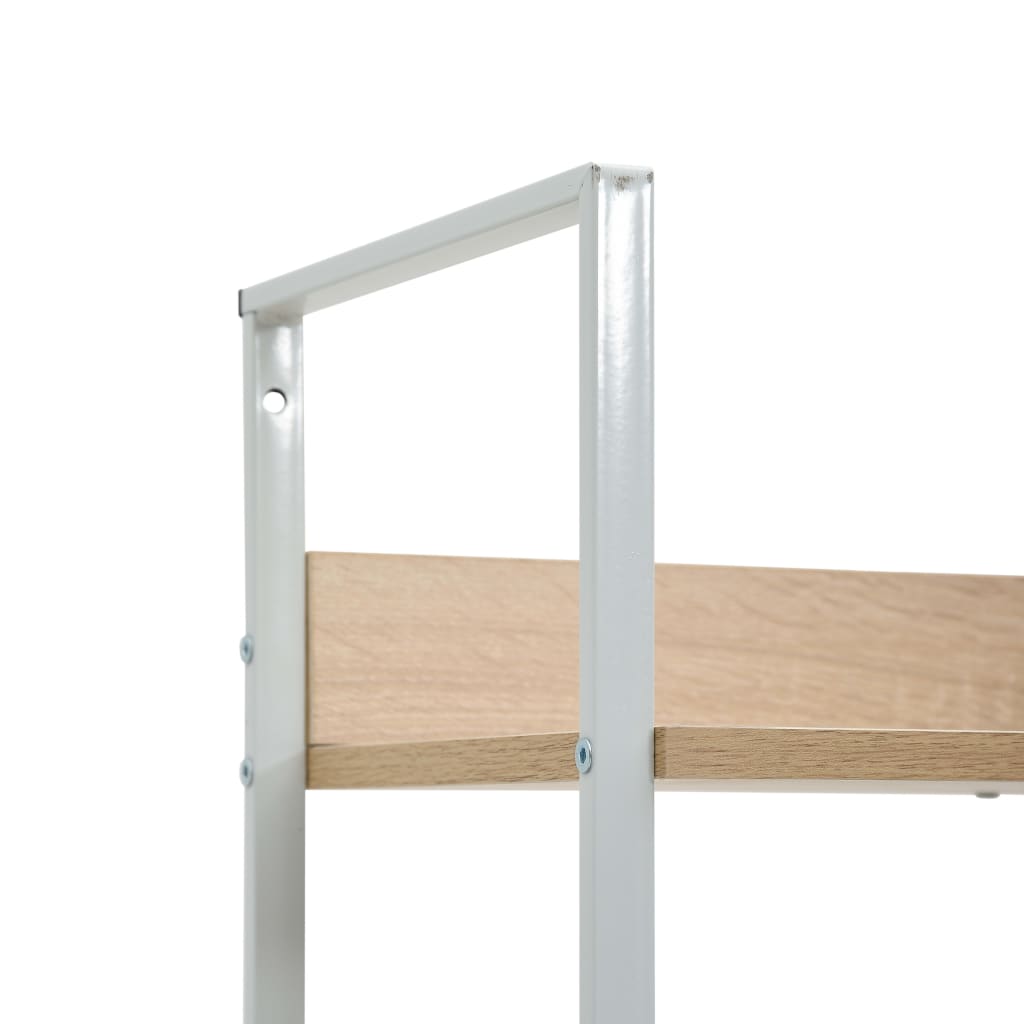 3-tasoinen kirjahylly tammi 60x27,6x90,5 cm - Sisustajankoti.fi