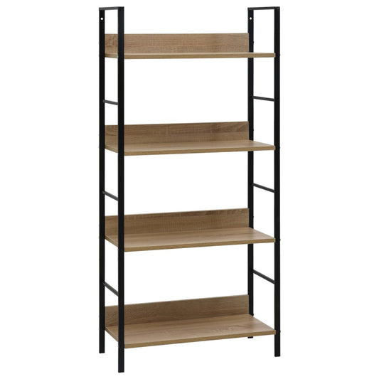 4-tasoinen kirjahylly tammi 60x27,6x124,5 cm - Sisustajankoti.fi