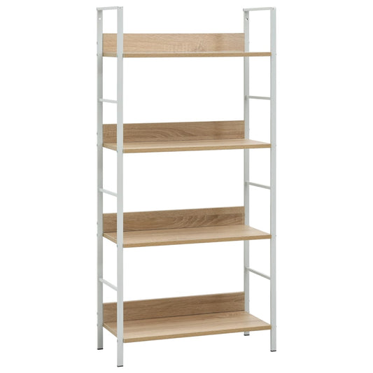 4-tasoinen kirjahylly tammi 60x27,6x124,5 cm - Sisustajankoti.fi