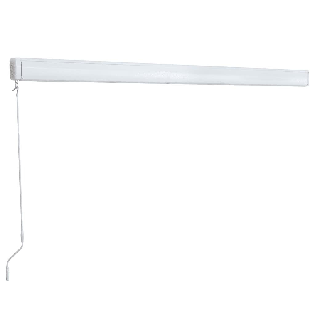 Manuaalinen kasettimarkiisi 350x250 cm sininen ja valkoinen - Sisustajankoti.fi
