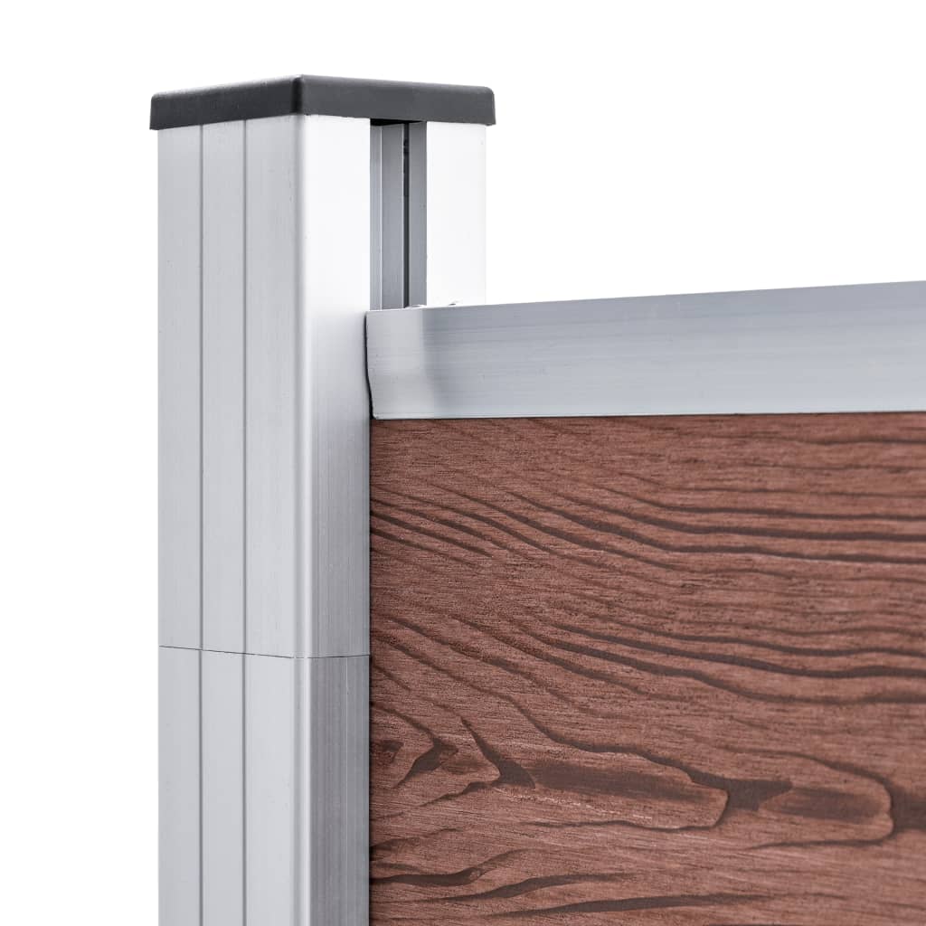 Puutarha-aita WPC 1564x186 cm ruskea - Sisustajankoti.fi