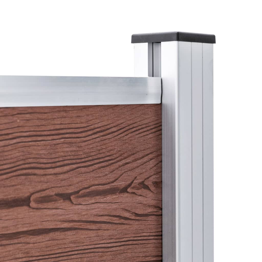 Puutarha-aita WPC 353x106 cm ruskea - Sisustajankoti.fi