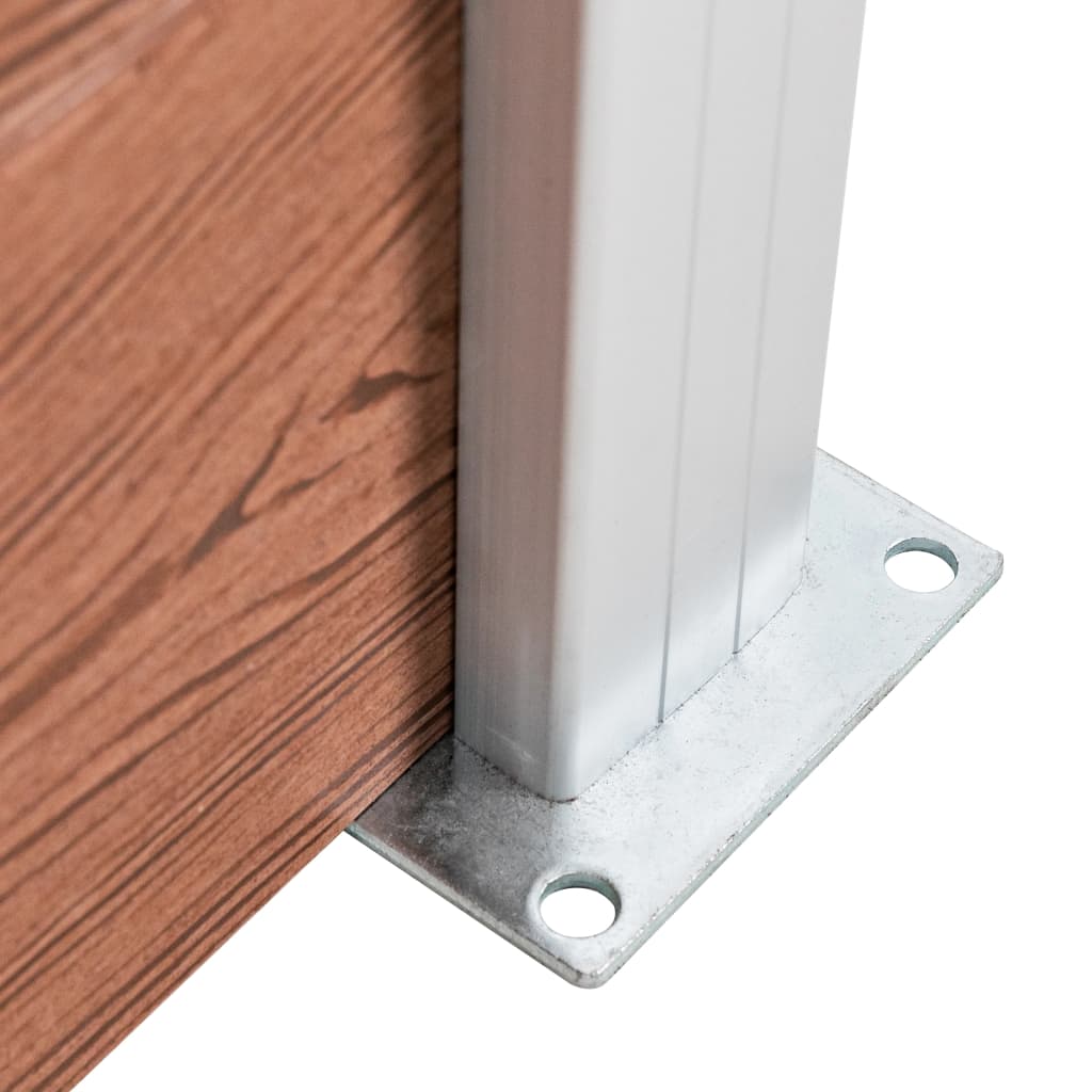 Puutarha-aita WPC 353x106 cm ruskea - Sisustajankoti.fi