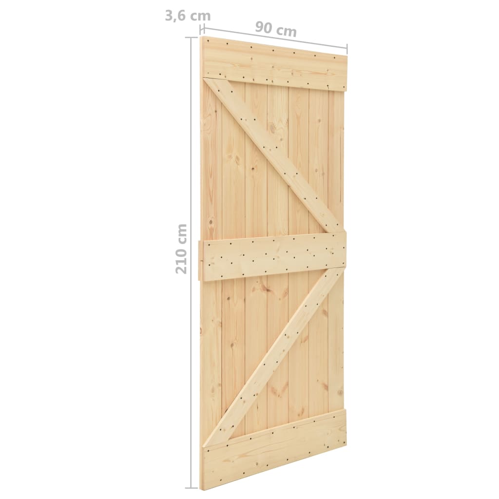 Ovi 90x210 cm täysi mänty - Sisustajankoti.fi