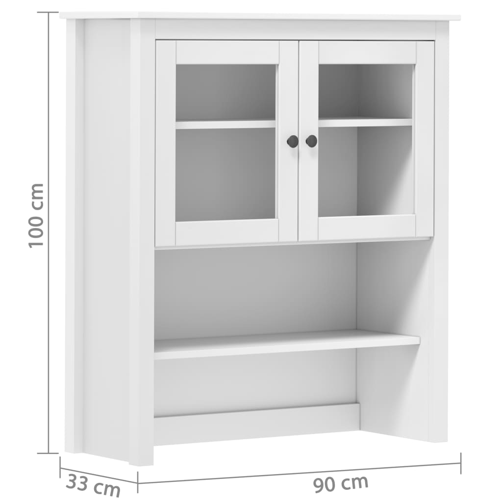 Senkin yläosa Hill valkoinen 90x33x100 cm täysi mänty - Sisustajankoti.fi