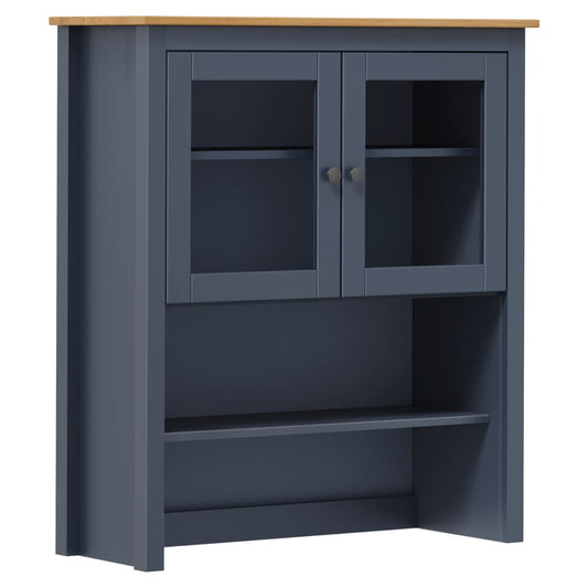 Senkin yläosa Hill harmaa 90x33x100 cm täysi mänty - Sisustajankoti.fi