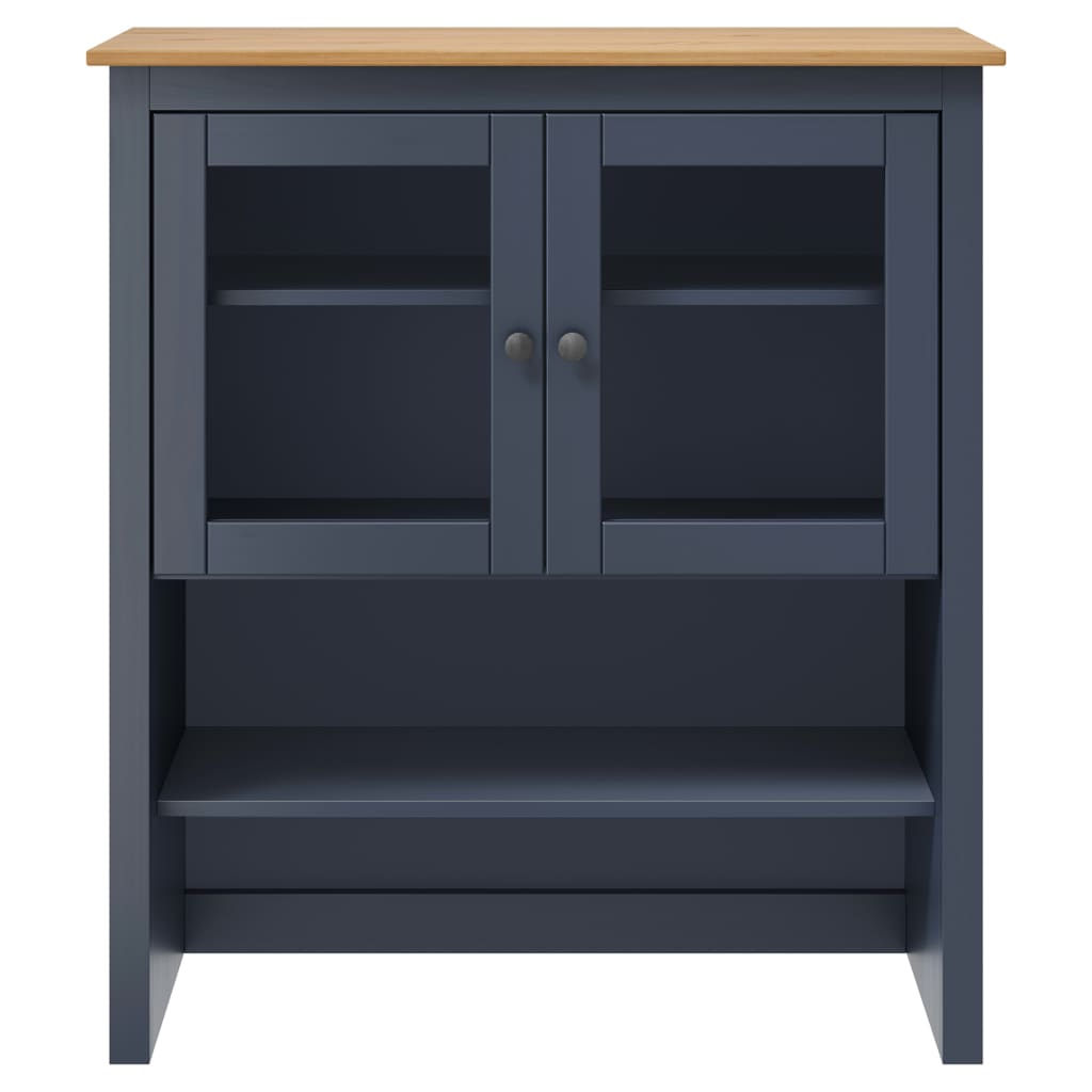 Senkin yläosa Hill harmaa 90x33x100 cm täysi mänty - Sisustajankoti.fi