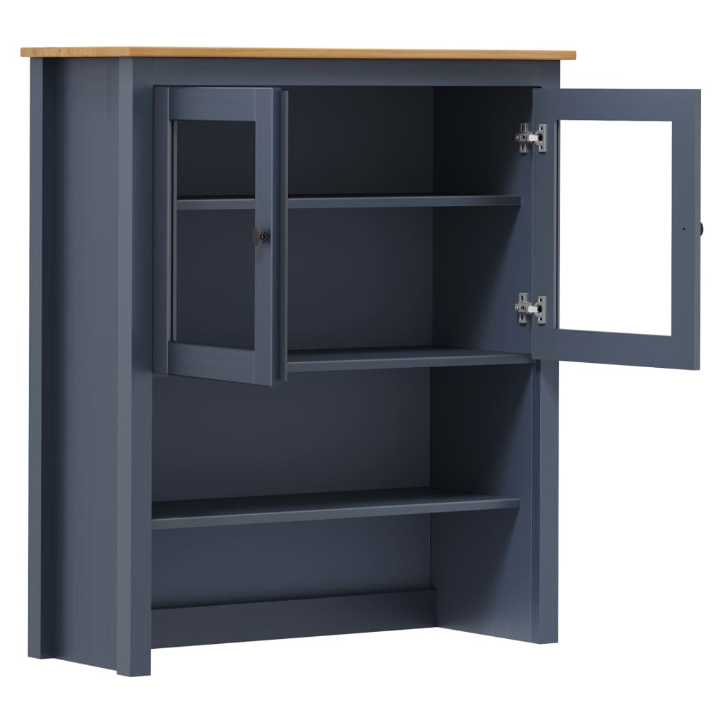 Senkin yläosa Hill harmaa 90x33x100 cm täysi mänty - Sisustajankoti.fi