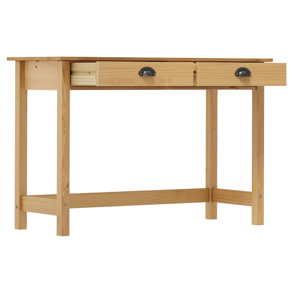 Sivupöytä Hill 2 laatikolla 110x45x74 cm täysi mänty - Sisustajankoti.fi