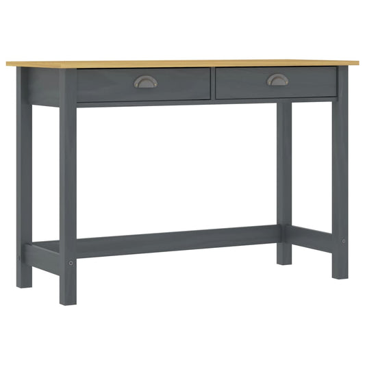 Sivupöytä Hill Range 2 laatikolla harmaa 110x45x74 cm mänty - Sisustajankoti.fi