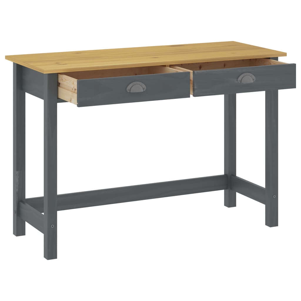 Sivupöytä Hill Range 2 laatikolla harmaa 110x45x74 cm mänty - Sisustajankoti.fi