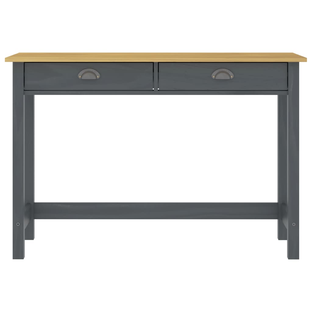 Sivupöytä Hill Range 2 laatikolla harmaa 110x45x74 cm mänty - Sisustajankoti.fi