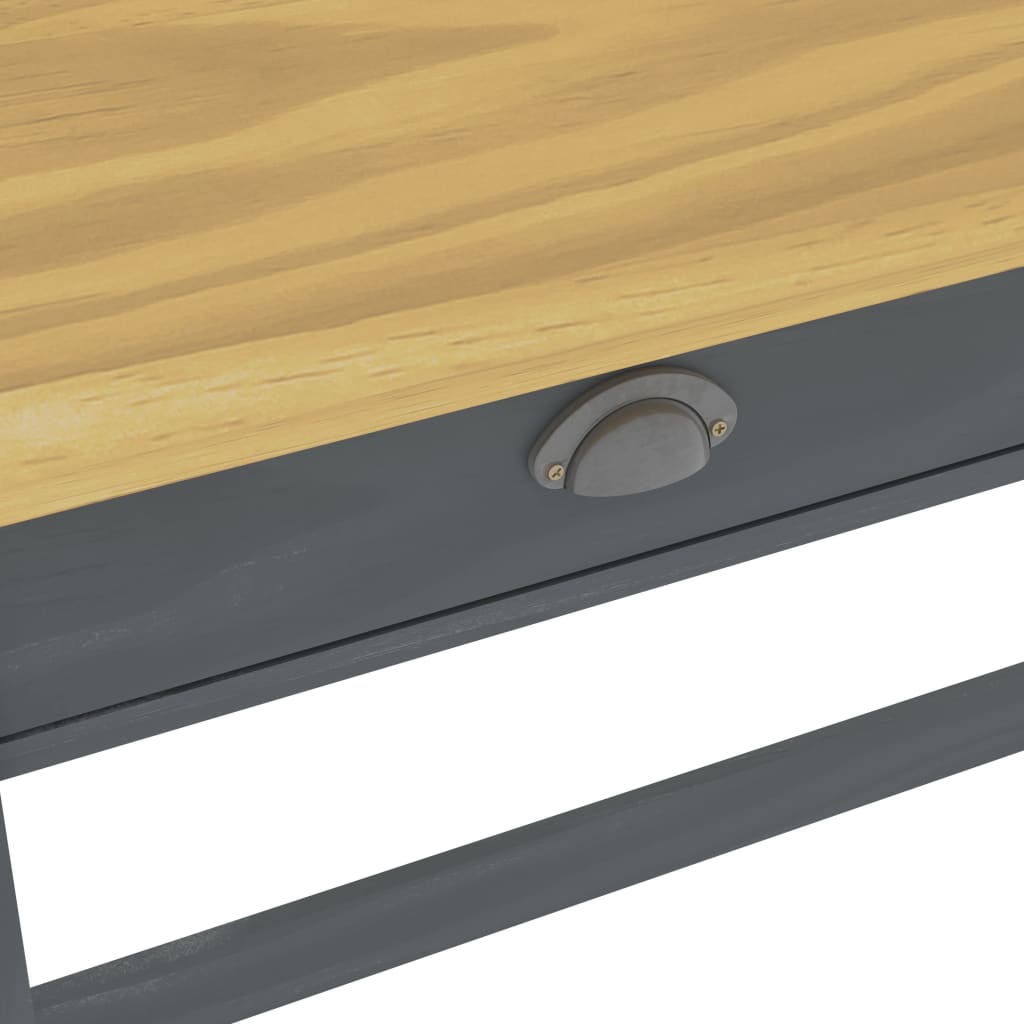 Sivupöytä Hill Range 2 laatikolla harmaa 110x45x74 cm mänty - Sisustajankoti.fi