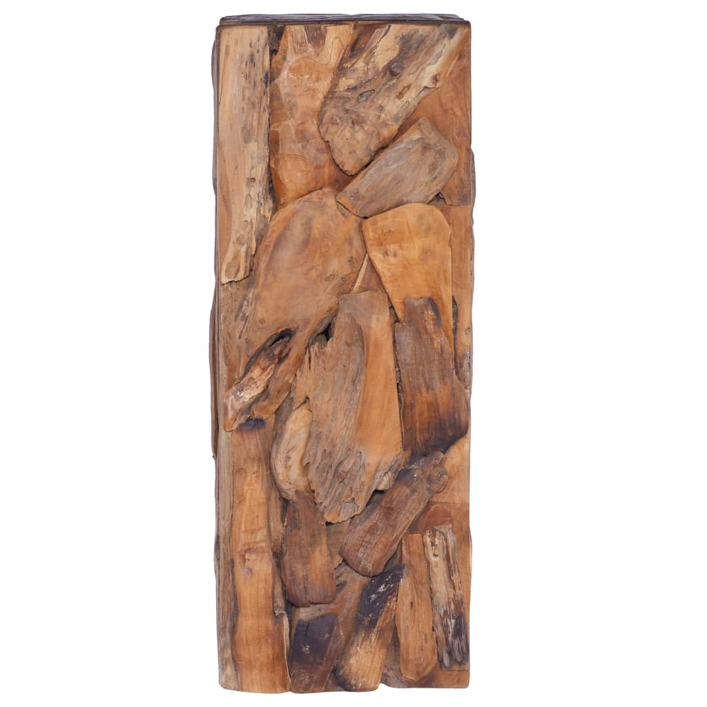 Sivupöytä 30x30x80 cm täysi tiikki - Sisustajankoti.fi