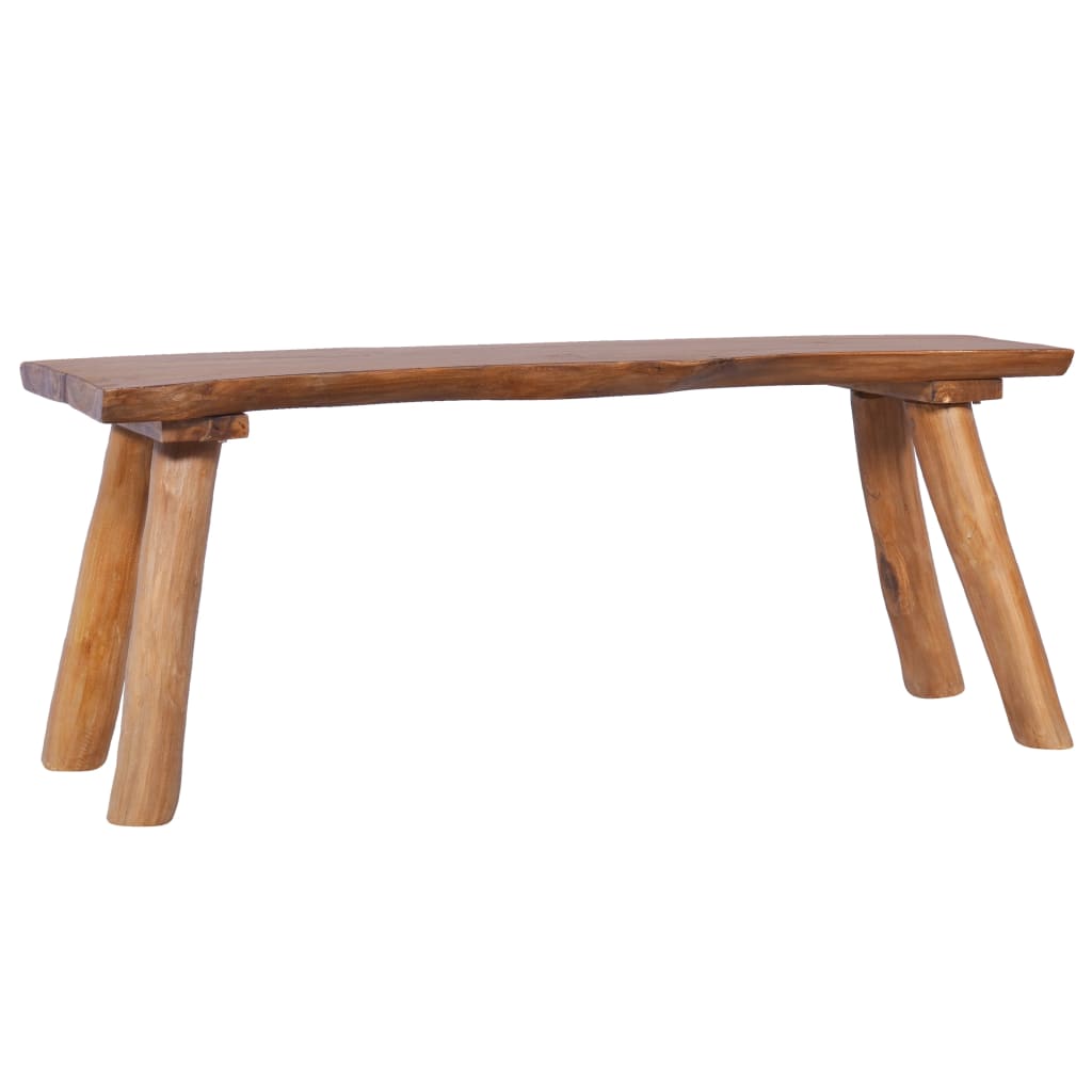 Puutarhapenkki 120 cm täysi tiikki - Sisustajankoti.fi