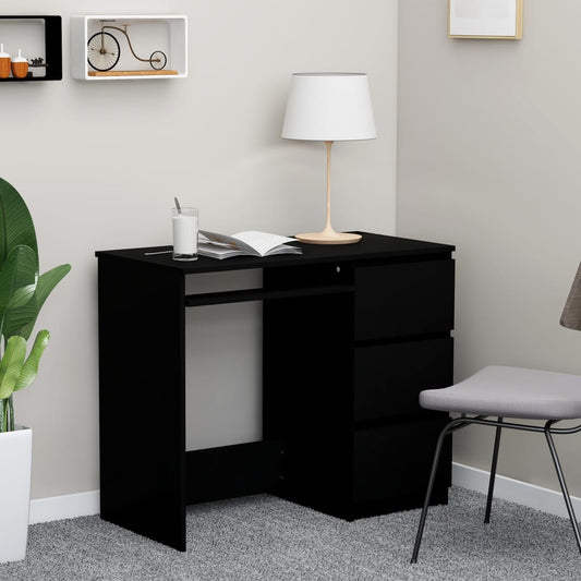 Työpöytä musta 90x45x76 cm - Sisustajankoti.fi