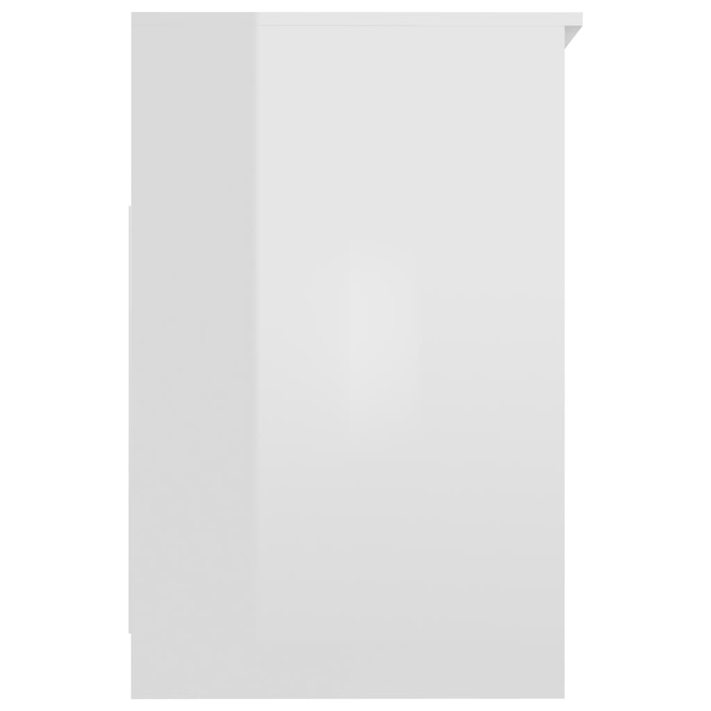 Laatikosto korkeakiilto valkoinen 40x50x76 cm - Sisustajankoti.fi