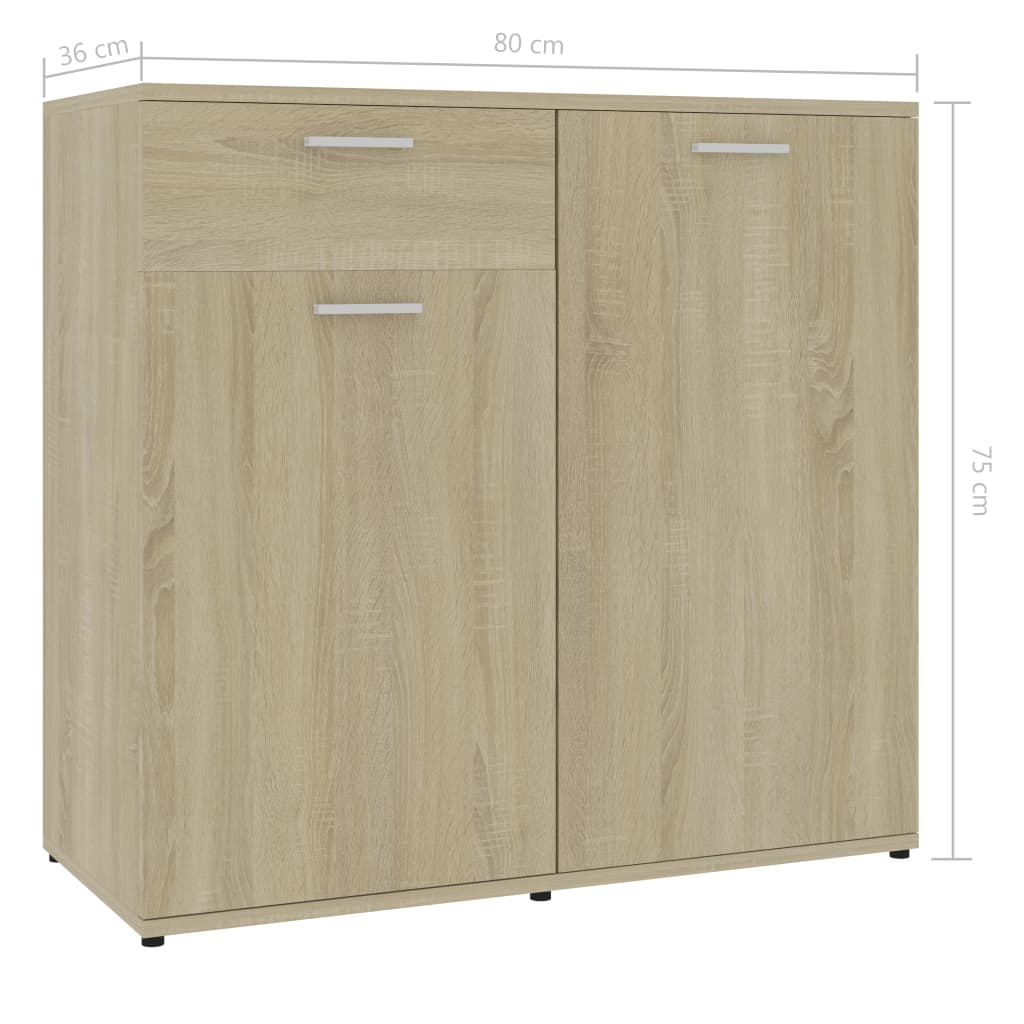 Senkki Sonoma-tammi 80x36x75 cm - Sisustajankoti.fi