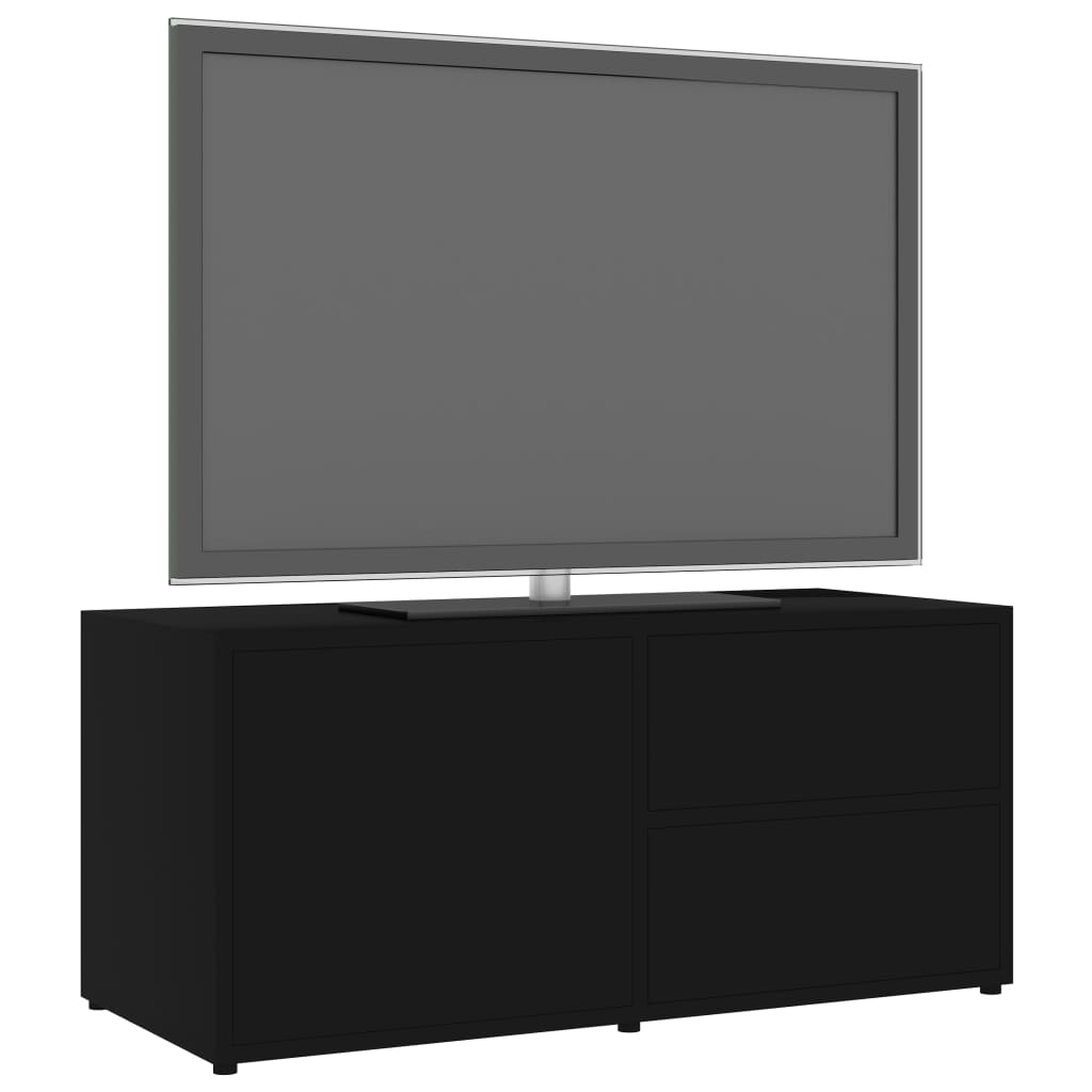 TV-taso musta 80x34x36 cm - Sisustajankoti.fi