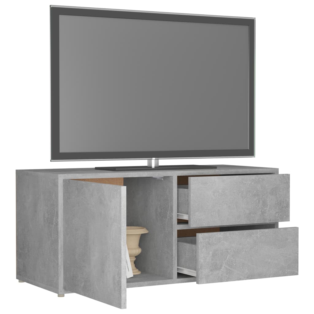 TV-taso betoninharmaa 80x34x36 cm - Sisustajankoti.fi